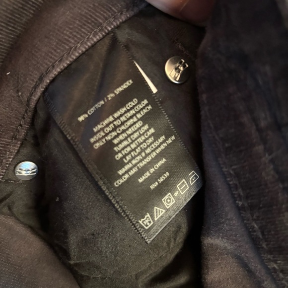 Kut from the Kloth Diana Skinny Corduroy Pants Size 4 Gray. - Picture 9 of 9